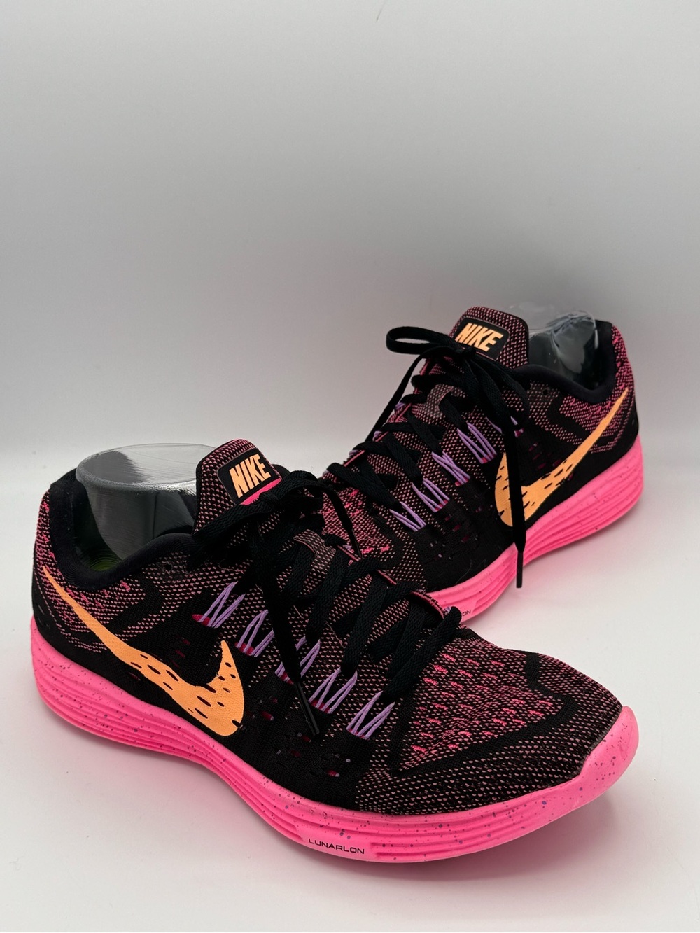 Nike LunarTempo ‘Sunset Glow’ Running Shoes    Bright Pink Orange Purple